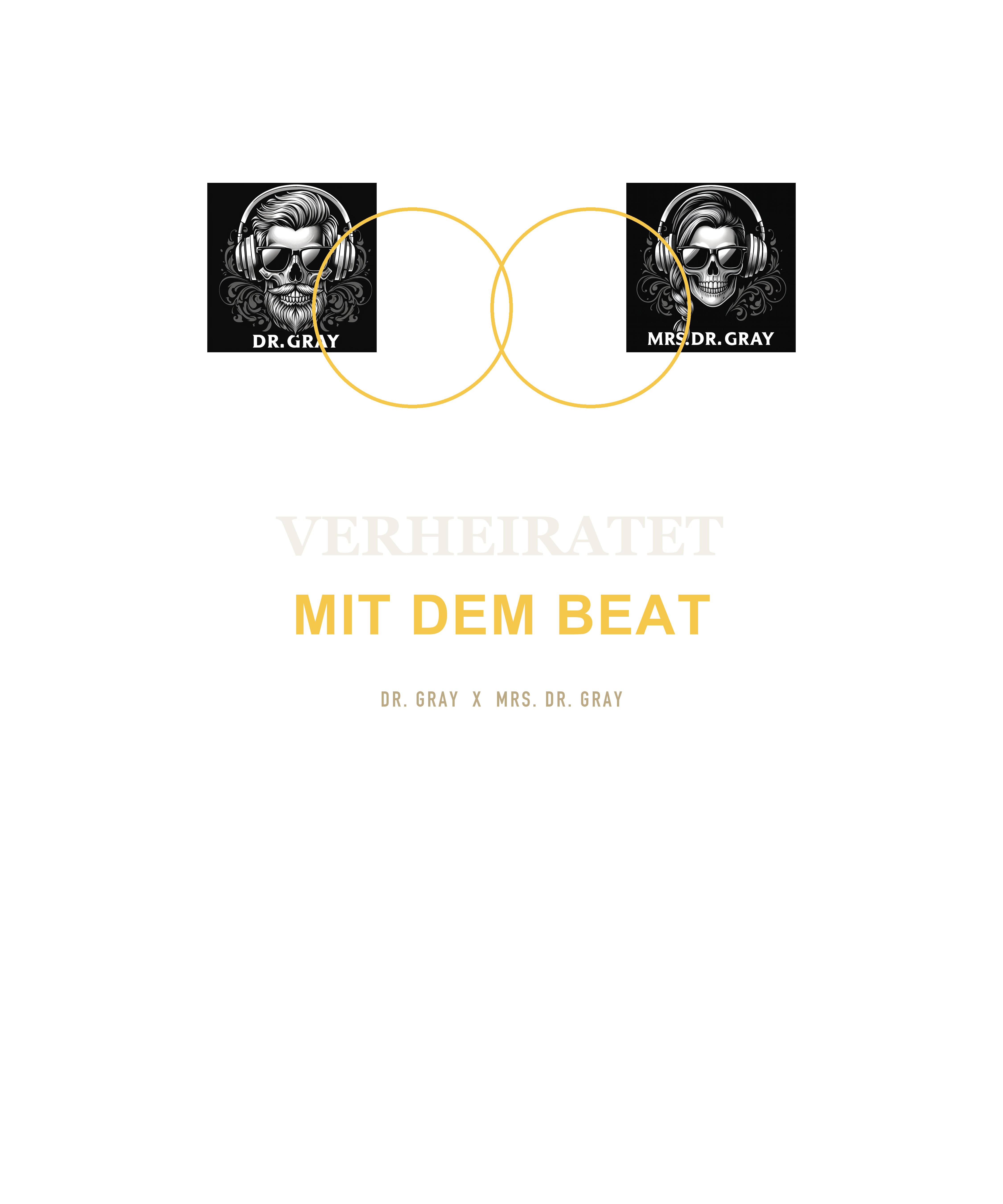 Couple-Merch mit sauber getrennten Logos